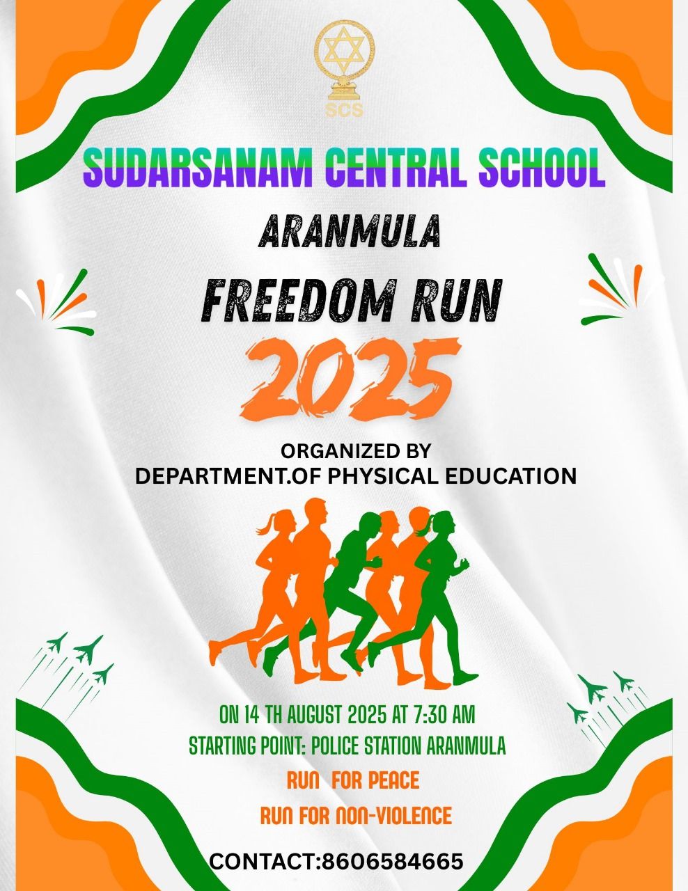 Sudarsanam Central School Aranmula Freedom Run 2025