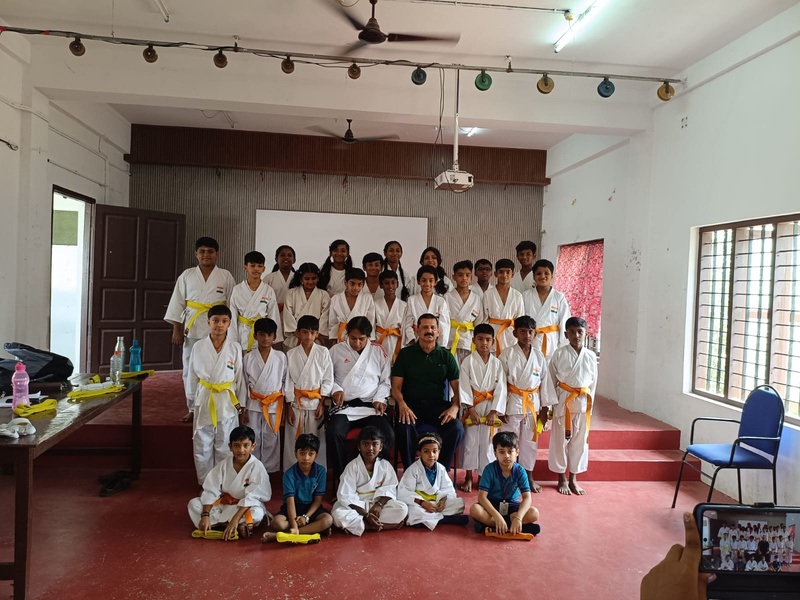 Karate Orange Belt Ceremony